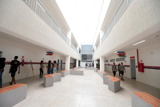 santana, bahia, brazil - september 13, 2022: full-time state public school in the city of Santana.