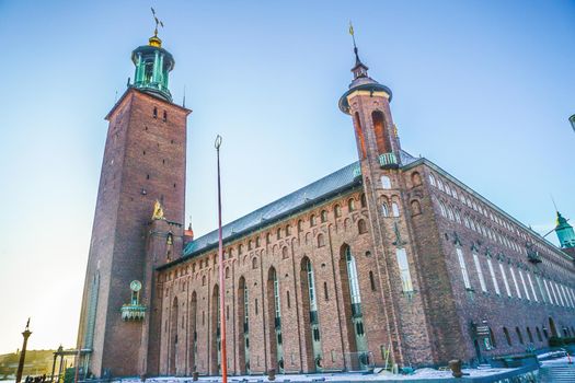 Stockholm City Hall (Sweden). Shooting Location: Sweden, Stockholm