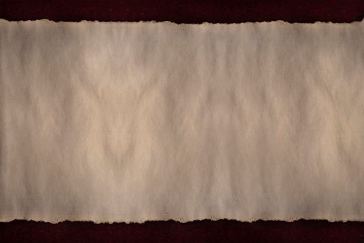 Vintage paper. Old paper with scuffs and folds. Old crumpled paper from the 18th century in yellow and brown tones. For background or project with place for text