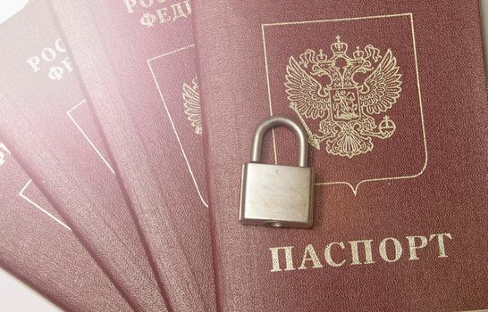 Passport . ban on leaving Russia, passports under lock and key