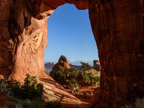Arch View in Arches National Park Moab