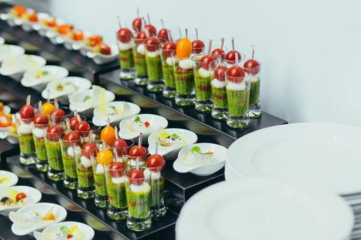 Cold snacks at a conference event