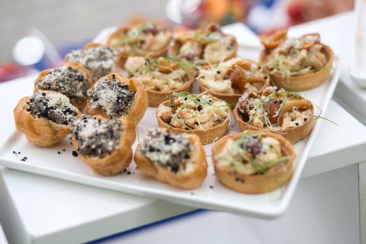 Snacks on the table at a festive event or dinner