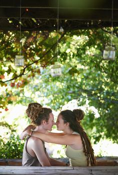 Their connection is undeniable. A cute young couple spending time together outdoors