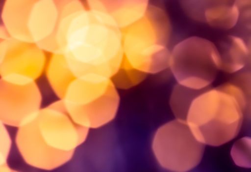 Vintage Christmas lights, New Years Eve fireworks and abstract texture concept - Glamorous golden shiny glow and glitter, luxury holiday background