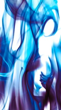 Technology, science and artistic flow concept - Abstract wave background, blue element for design