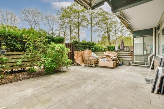 View of patio near with beauty of vegetation outside