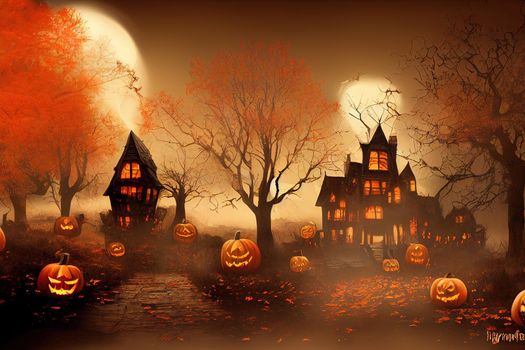 Halloween background for your design illustration