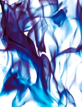 Technology, science and artistic flow concept - Abstract wave background, blue element for design