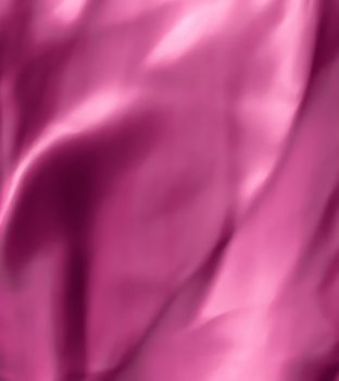 Holiday branding, beauty glamour and cyber backgrounds concept - Pink abstract art background, silk texture and wave lines in motion for classic luxury design