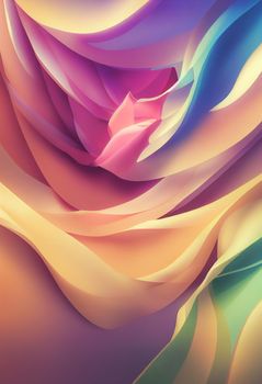 Lucky charm background of 3D render, suitable for a mobile screen, phone desktop, landing page, UI UX, and wallpaper.