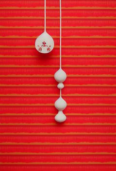 Lucky charm background of 3D render, suitable for a mobile screen, phone desktop, landing page, UI UX, and wallpaper.