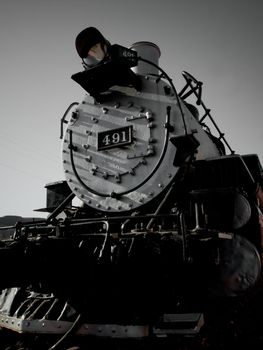 Denver & Rio Grande Western Railroad Steam locomotive No. 491.