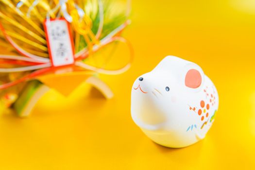 New Years card (New Year Material) of Money Year Year. Shooting Location: Yokohama-city kanagawa prefecture