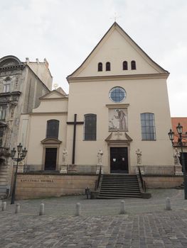 Kapucinska hrobka translation Capuchin Crypt in Brno, Czech Republic