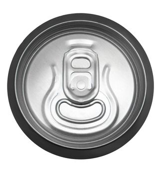 beer iron can, on a white background