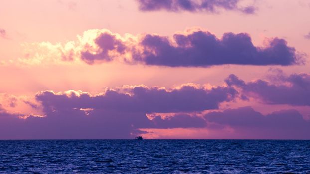 Beautiful sunrise at Key West, Florida.