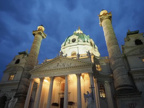 Karlskirche translation St Charles Borromeo church in Vienna, Austria