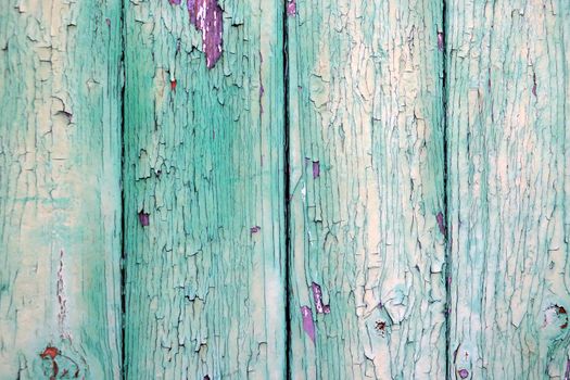 Old wooden wood texture with peeling paint