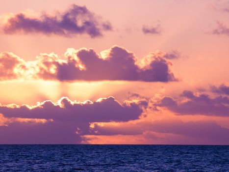 Beautiful sunrise at Key West, Florida.