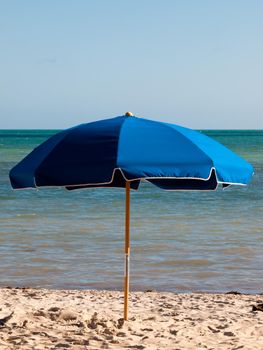 Beach umbrella on Smathers Beach.