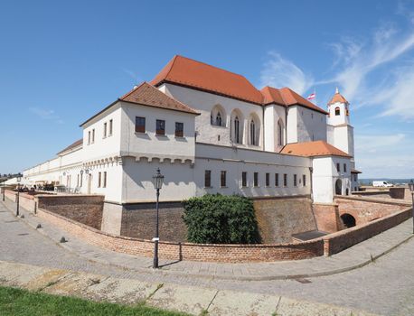 Spilberk castle on the hilltop in Brno, Czech Republic