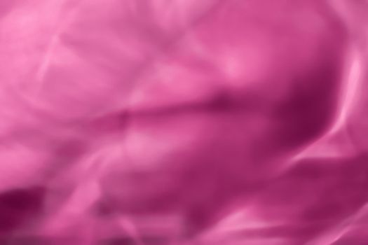 Holiday branding, beauty glamour and cyber backgrounds concept - Pink abstract art background, silk texture and wave lines in motion for classic luxury design