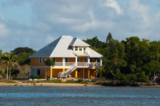 A view of the Chokoloskee Island from water.