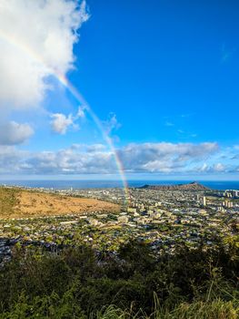  Waikiki and Honolulu from Tantalus Overlook on Oahu