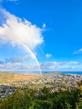  Waikiki and Honolulu from Tantalus Overlook on Oahu