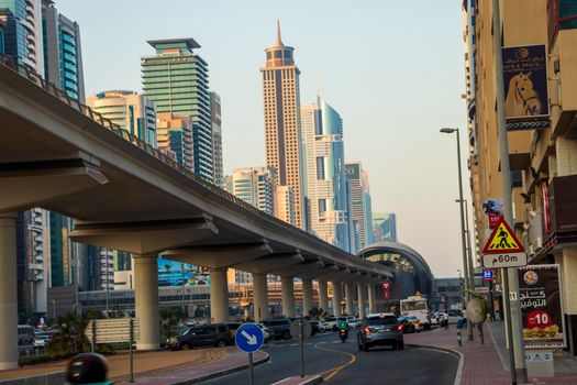Main road of UAE, Shaikh Zayed Road, Dubai. Outdoors
