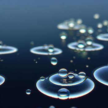 Background with water drops. High quality illustration