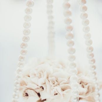 Wedding day, floral decor, luxury accessories concept - Bridal bouquet, event decoration