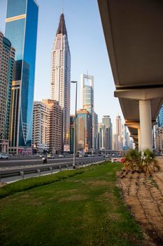 Main road of UAE, Shaikh Zayed Road, Dubai. Outdoors