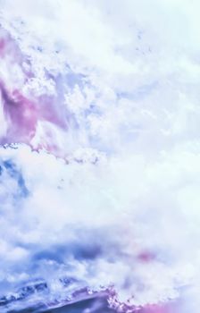 Magical dream, nature backdrop and spiritual holiday concept - Dreamy surreal sky as abstract art, fantasy pastel colours background for modern design