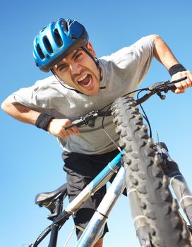 Cycling is my everything. a handsome young cyclist outdoors