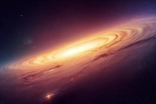 Outer space shooting star comet asteroid meteor planet astrology solar system galaxy universe