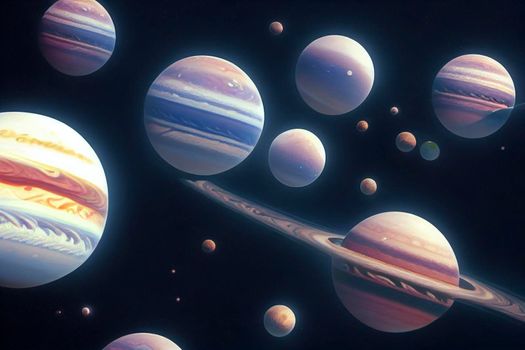 3d rendered Space Art: Alien Planet - A Fantasy Landscape with purple skies