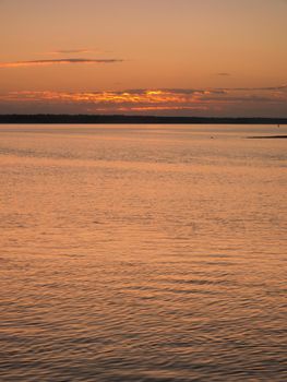 Sunrise over Everglades from East side of Chokoloskee Island.