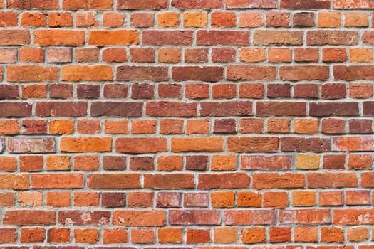 High-quality brick texture. Close-up masonry. Red brick wall. Brick wall close-up texture.