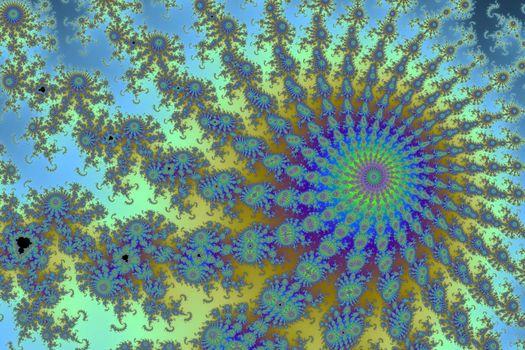 Beautiful zoom into the infinite mathematical mandelbrot set fractal