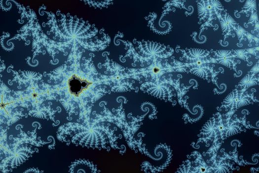 Beautiful zoom into the infinite mathematical mandelbrot set fractal