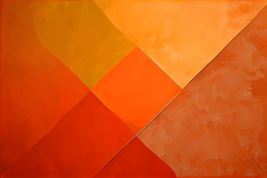 abstract flat orange geometric background, neural network generated art. Digitally generated image. Not based on any actual scene or pattern.