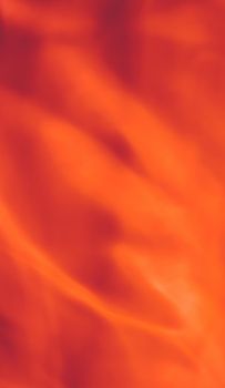 Holiday branding, beauty glamour and cyber backgrounds concept - Orange abstract art background, fire flame texture and wave lines for classic luxury design