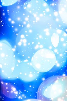 Sparkling bokeh, overlay design and cosmos texture concept - Abstract cosmic starry sky lights and shiny glitter, luxury holiday background