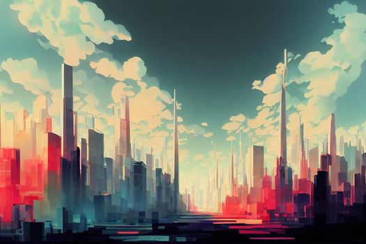 Brades. High quality 2d illustration