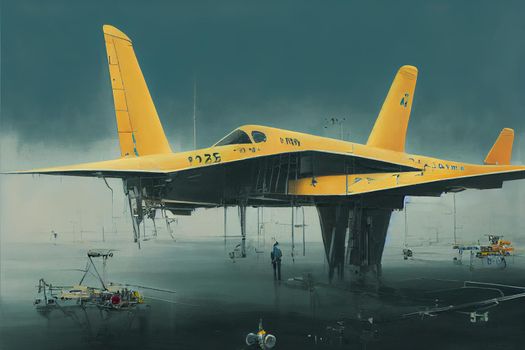 Aircraft Systems. High quality 2d illustration