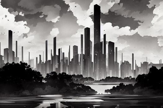 Canberra. High quality 2d illustration