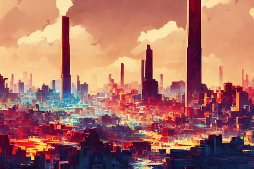 Asmara. High quality 2d illustration