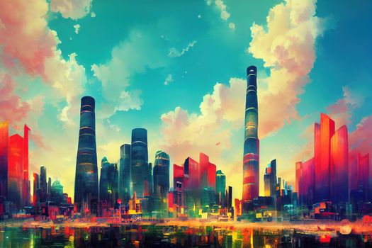 Beijing. High quality 2d illustration